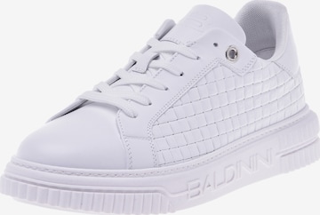 Baskets basses Baldinini en blanc : devant