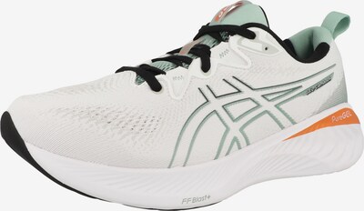 ASICS Laufschuh 'Cumulus 25' in grün / orange / schwarz / weiß, Produktansicht