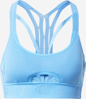 NIKE Sport-BH 'Indy' in Blau: front
