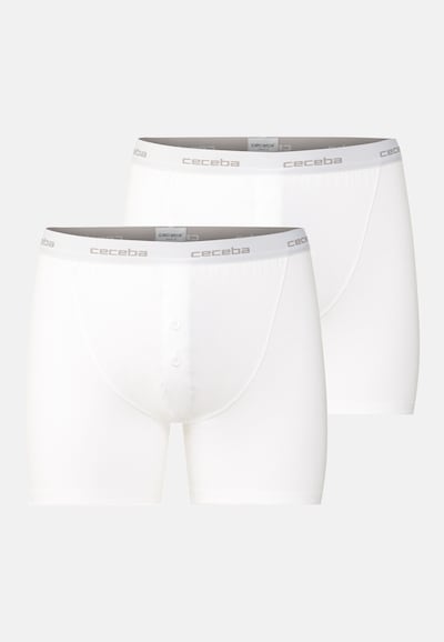 CECEBA Boxershorts in de kleur Wit, Productweergave