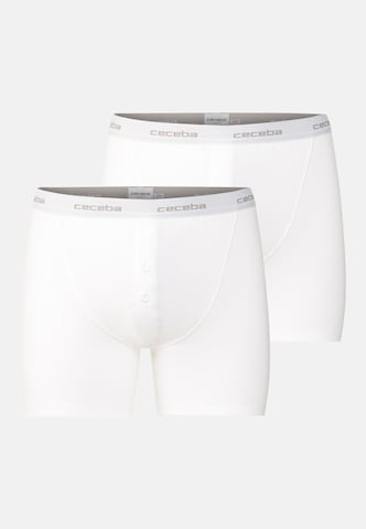 CECEBA Boxer shorts in White: front