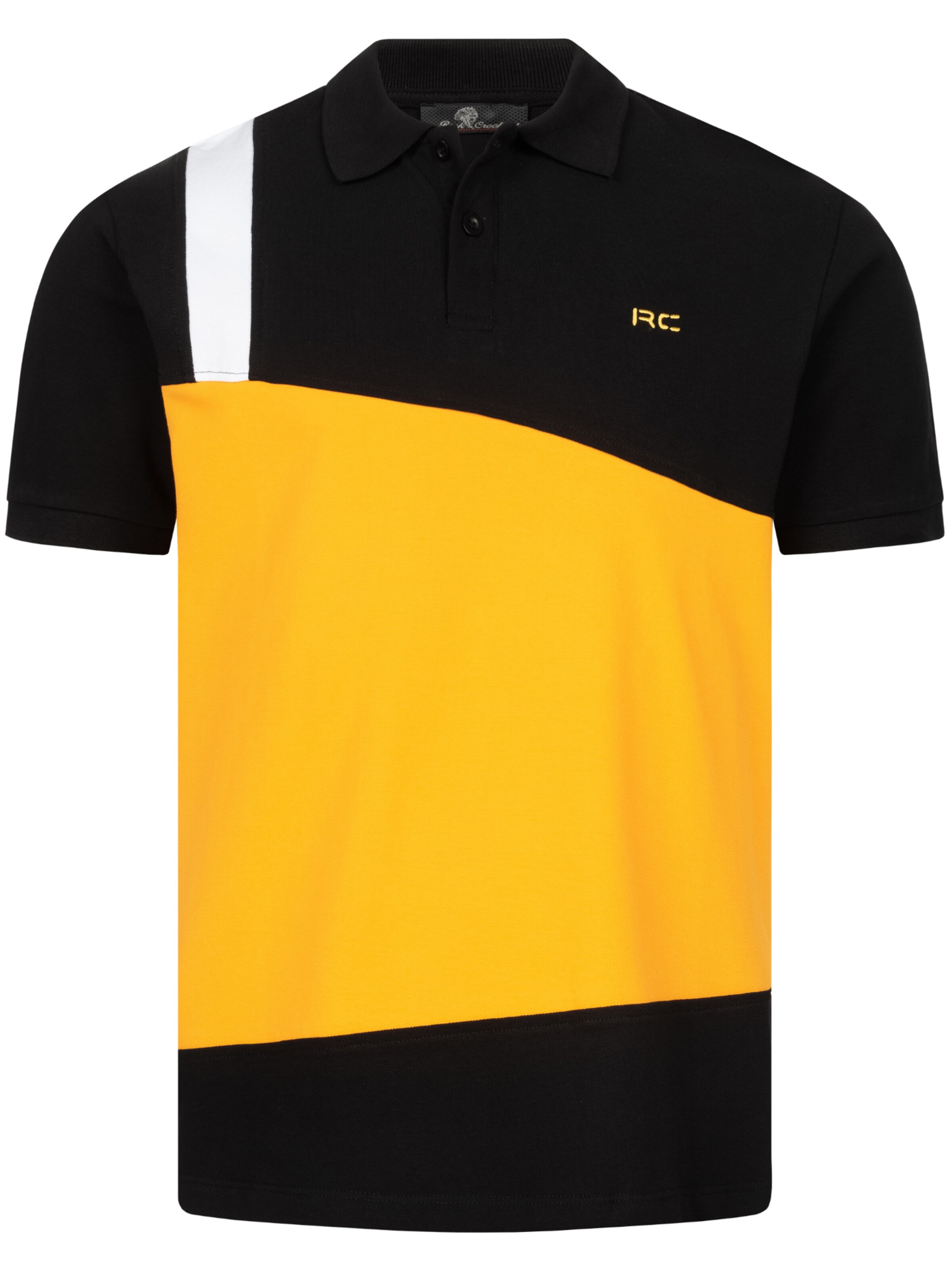 Rock Creek Poloshirt in Schwarz: Vorderseite