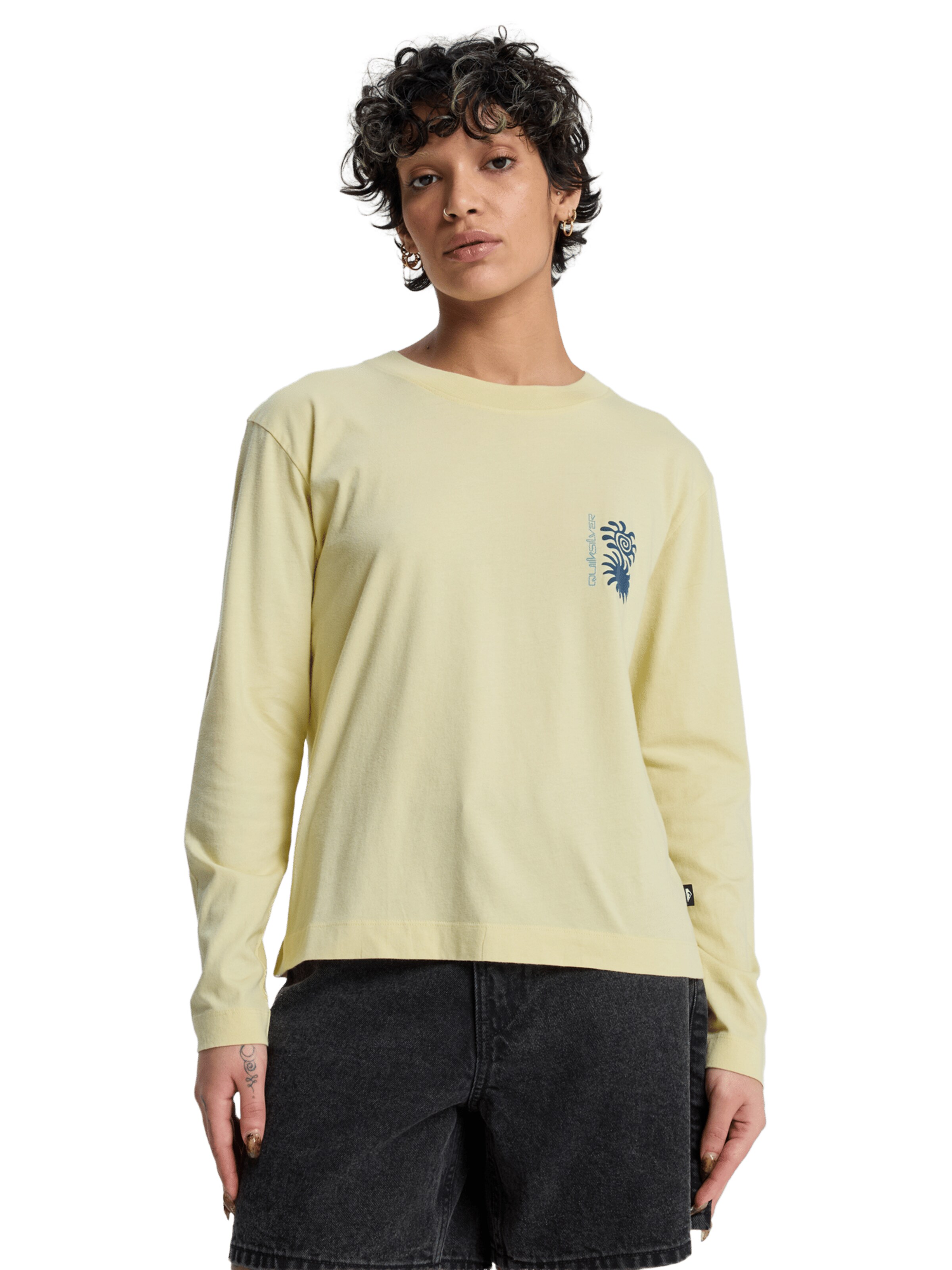 QUIKSILVER Shirt in Yellow: front