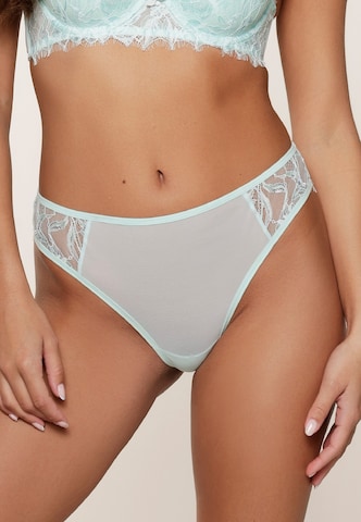 LingaDore - Tanga en azul: frente