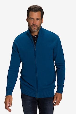 JP1880 Strickjacke in Blau: predná strana