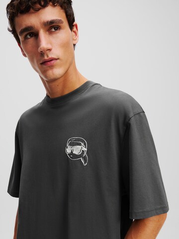 Karl Lagerfeld Футболка ' IKON T-SHIRT ' в Серый