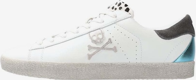 Scalpers Låg sneaker 'Henry' i ljusgrå / mörkgrå / svart / silver / off-white, Produktvy