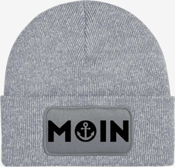 Youth Designz Mütze 'Moin' in Grau: Vorderseite