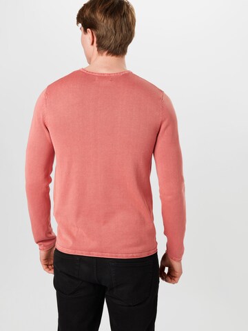 JACK & JONES Regular Fit Pullover 'Leo' i pink