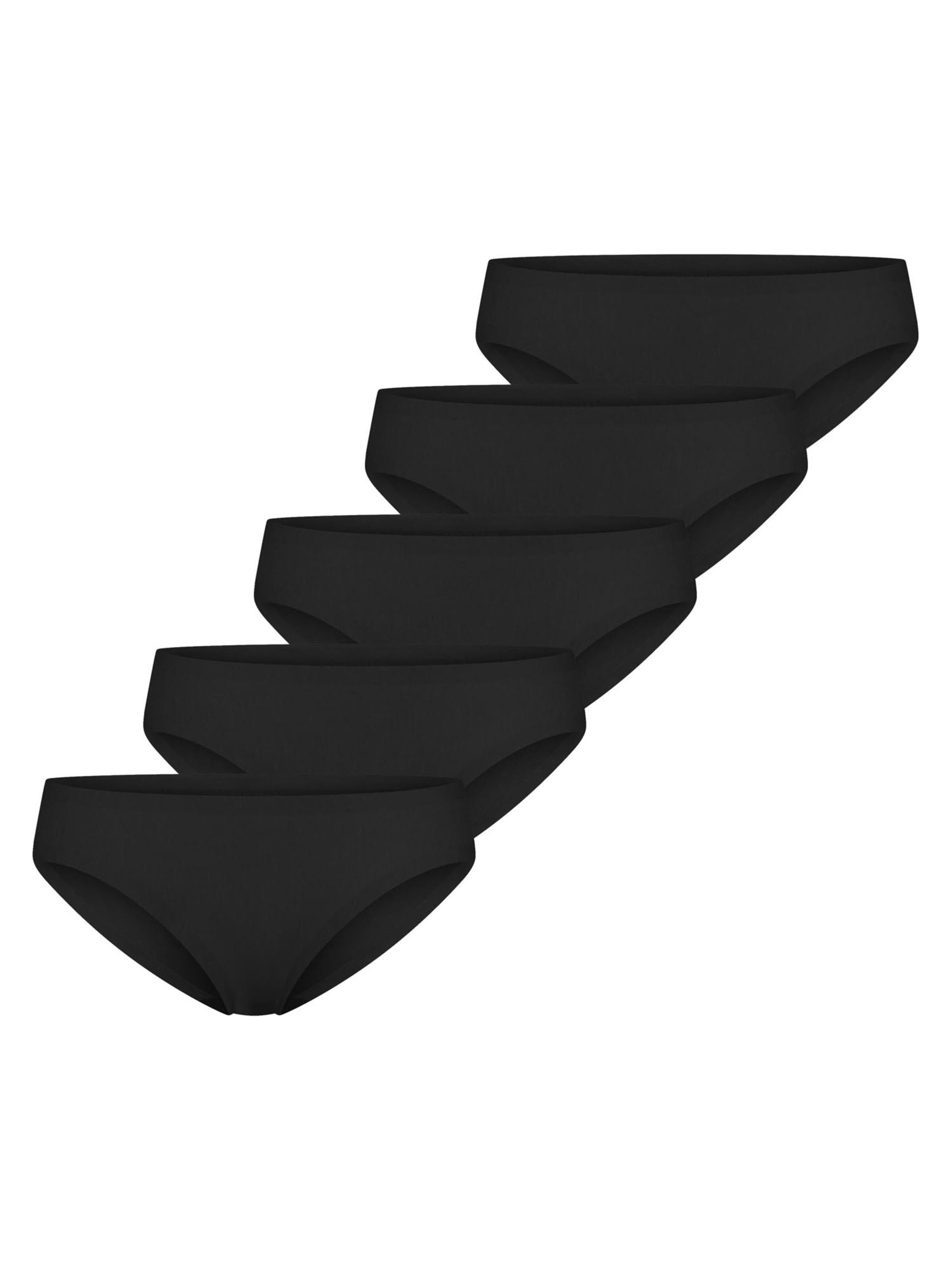 SCHIESSER Slip 'Invisible Light'‌‌ in Schwarz: Vorderseite