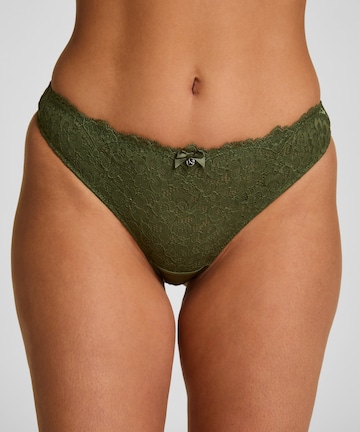 Hunkemöller String in Groen: voorkant