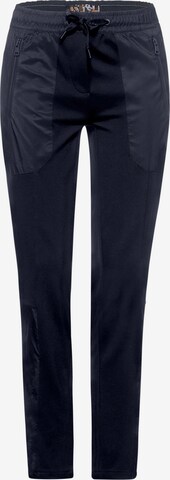 CECIL Slim fit Pants in Blue: front