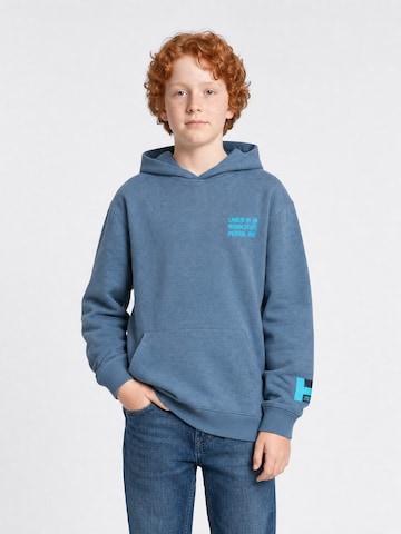 Petrol Industries Sweatshirt in Blauw: voorkant