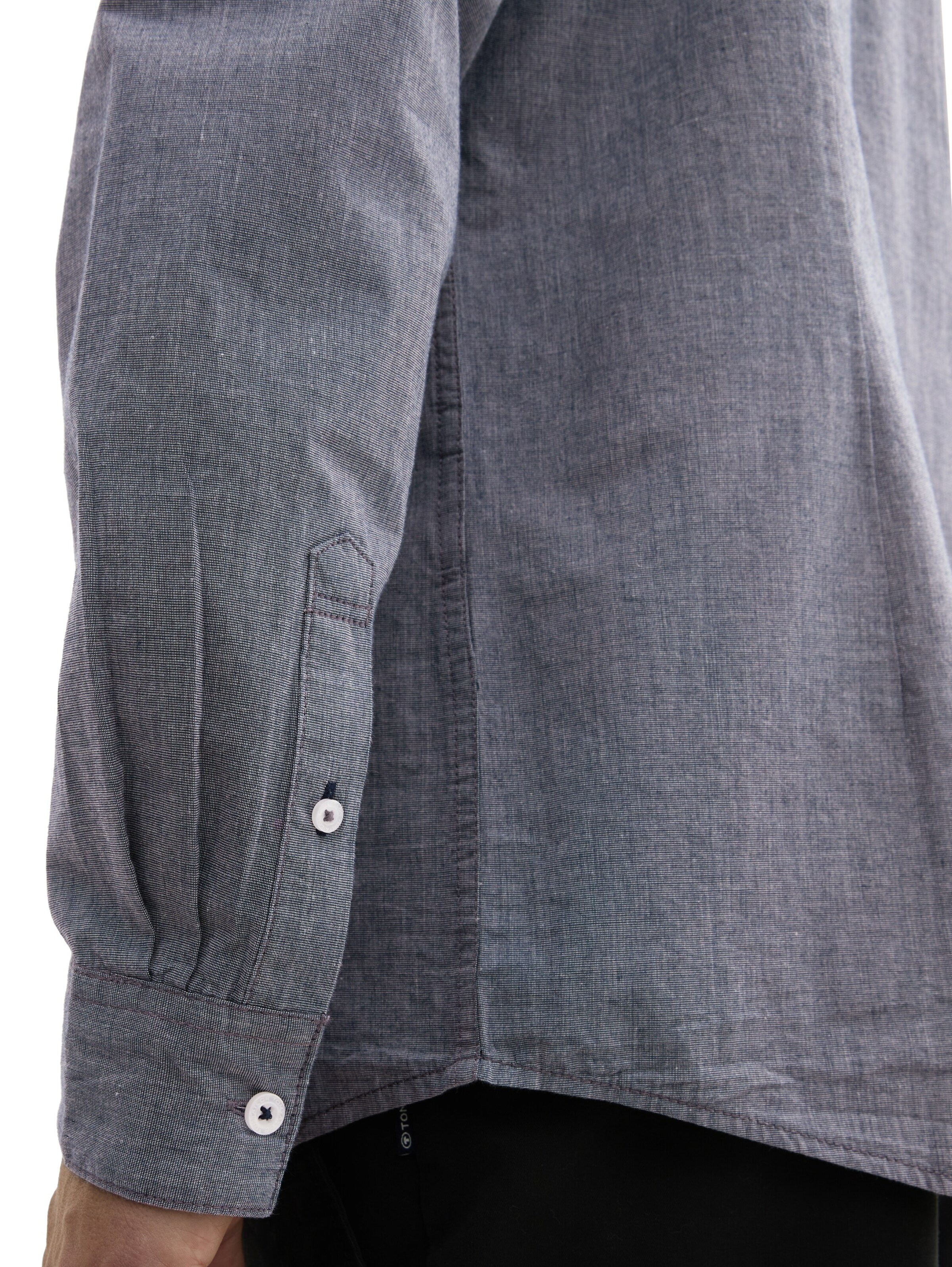 TOM TAILOR Regular fit Button Up Shirt in Blue