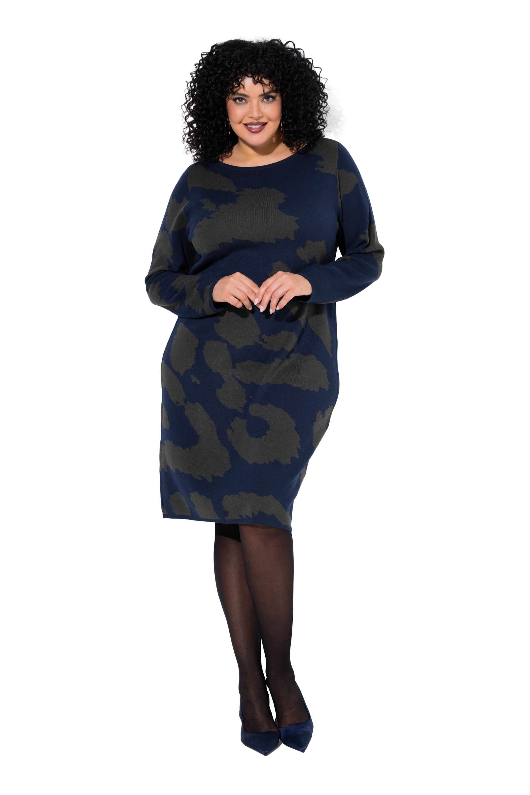 Ulla Popken Jurk in Blauw