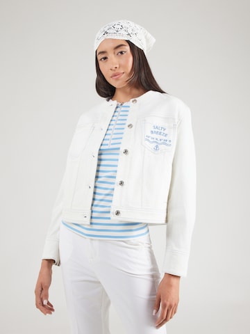 Marc Cain Between-Season Jacket in White: front