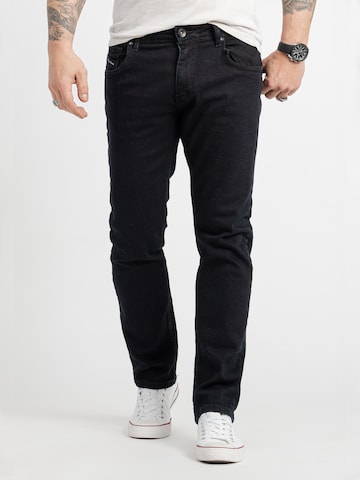 Rock Creek Regular Jeans in Black: front