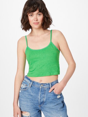 AMERICAN VINTAGE Top 'Lolosister' in Groen: voorkant