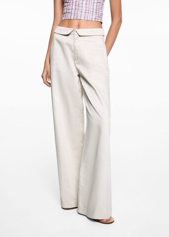 MANGO TEEN Wide Leg Hose 'Tailor' in Beige: predná strana