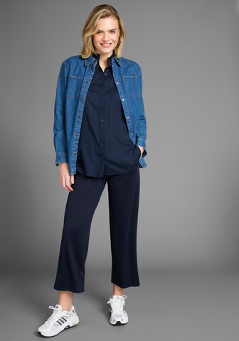 LAURA SCOTT Wide Leg Hose in Blau: Vorderseite