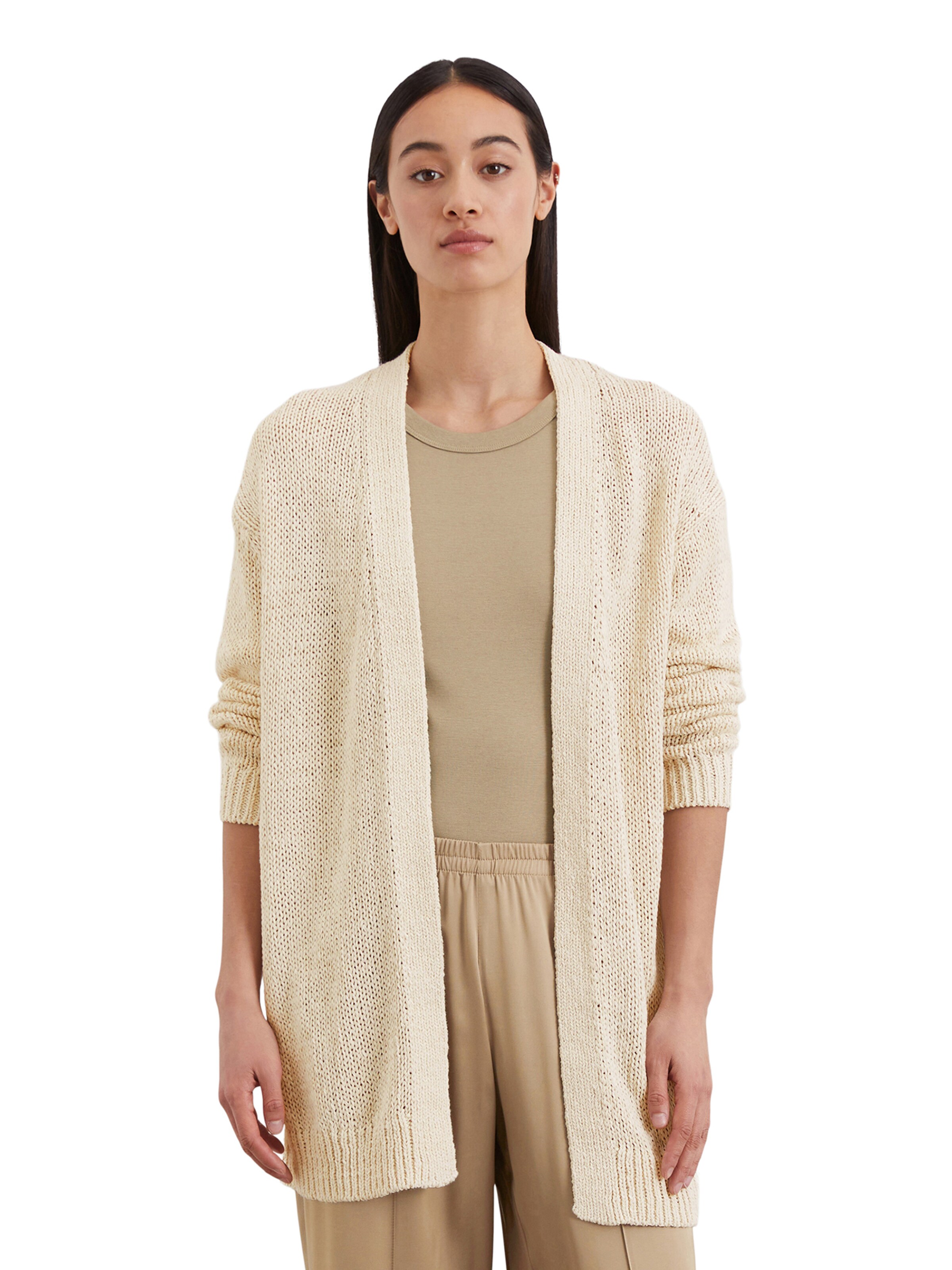 Marc O'Polo Strickjacke in Beige: Vorderseite