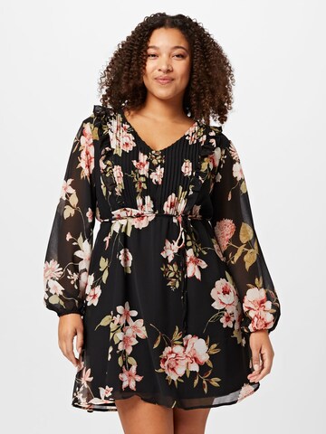 Robe 'Sally' ABOUT YOU Curvy en noir : devant