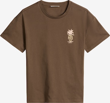 T-shirt Marc O'Polo DENIM en marron : devant