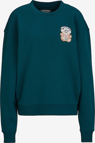 19V69 ITALIA Sweatshirt 'Sinja Wintersports 2' in Groen: voorkant