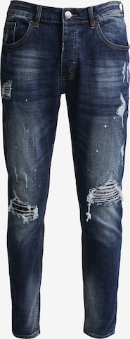 Alessandro Zavetti - Tapered Calças de ganga 'DAMIANO 2.0' em azul: frente