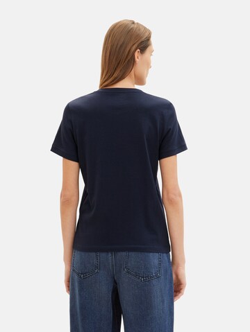 TOM TAILOR T-Shirt in Blau