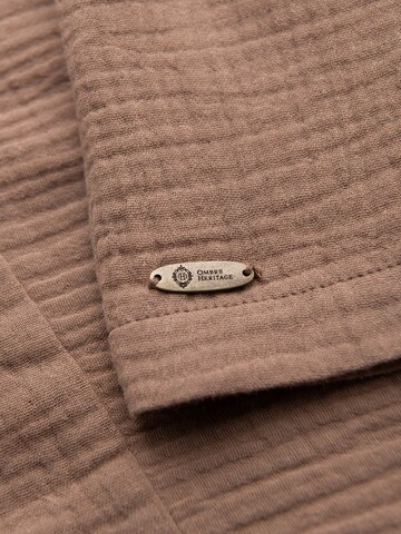 Ombre Regular fit Button Up Shirt in Brown
