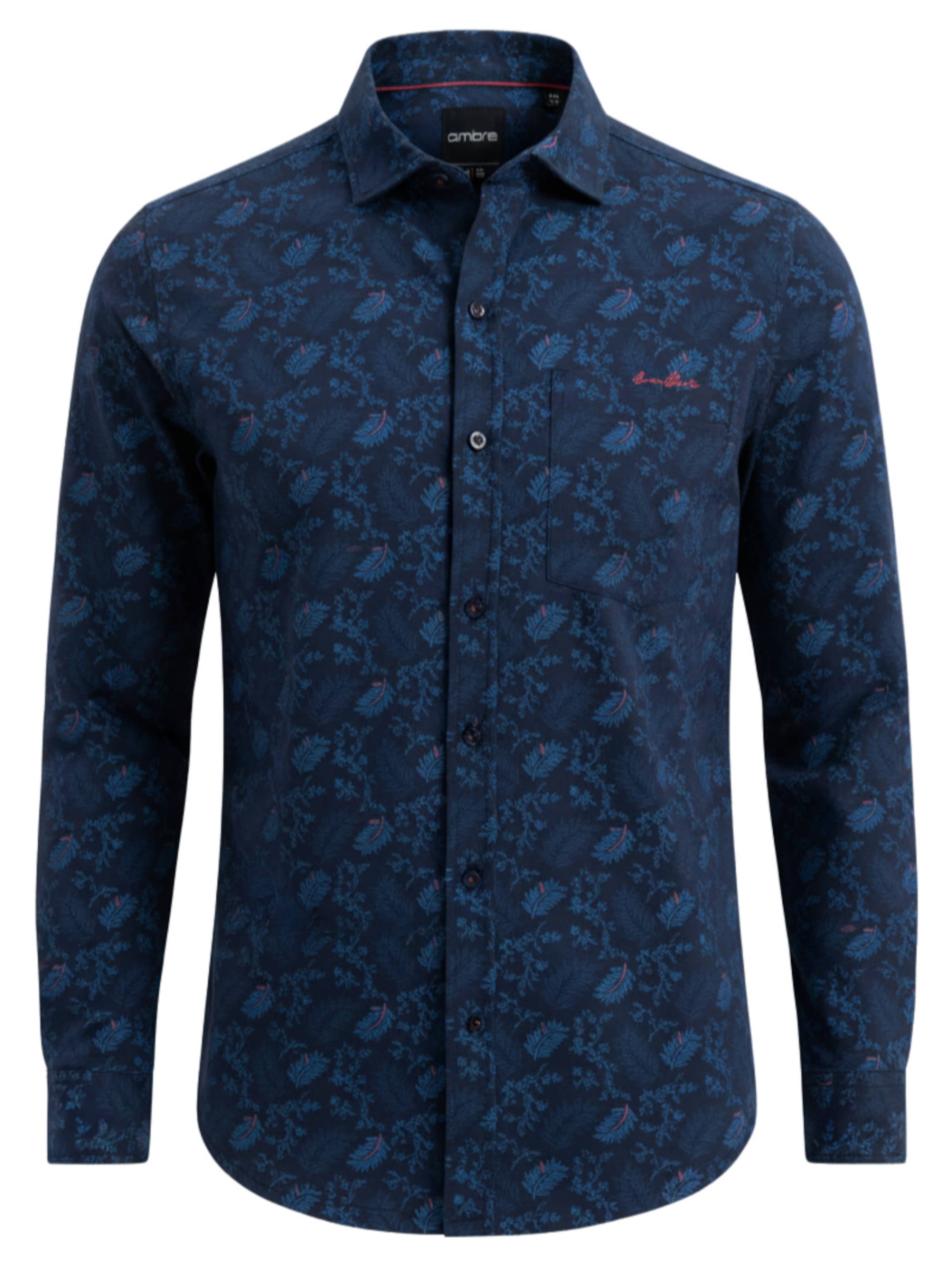 Ombre Button Up Shirt in Dark blue, Item view