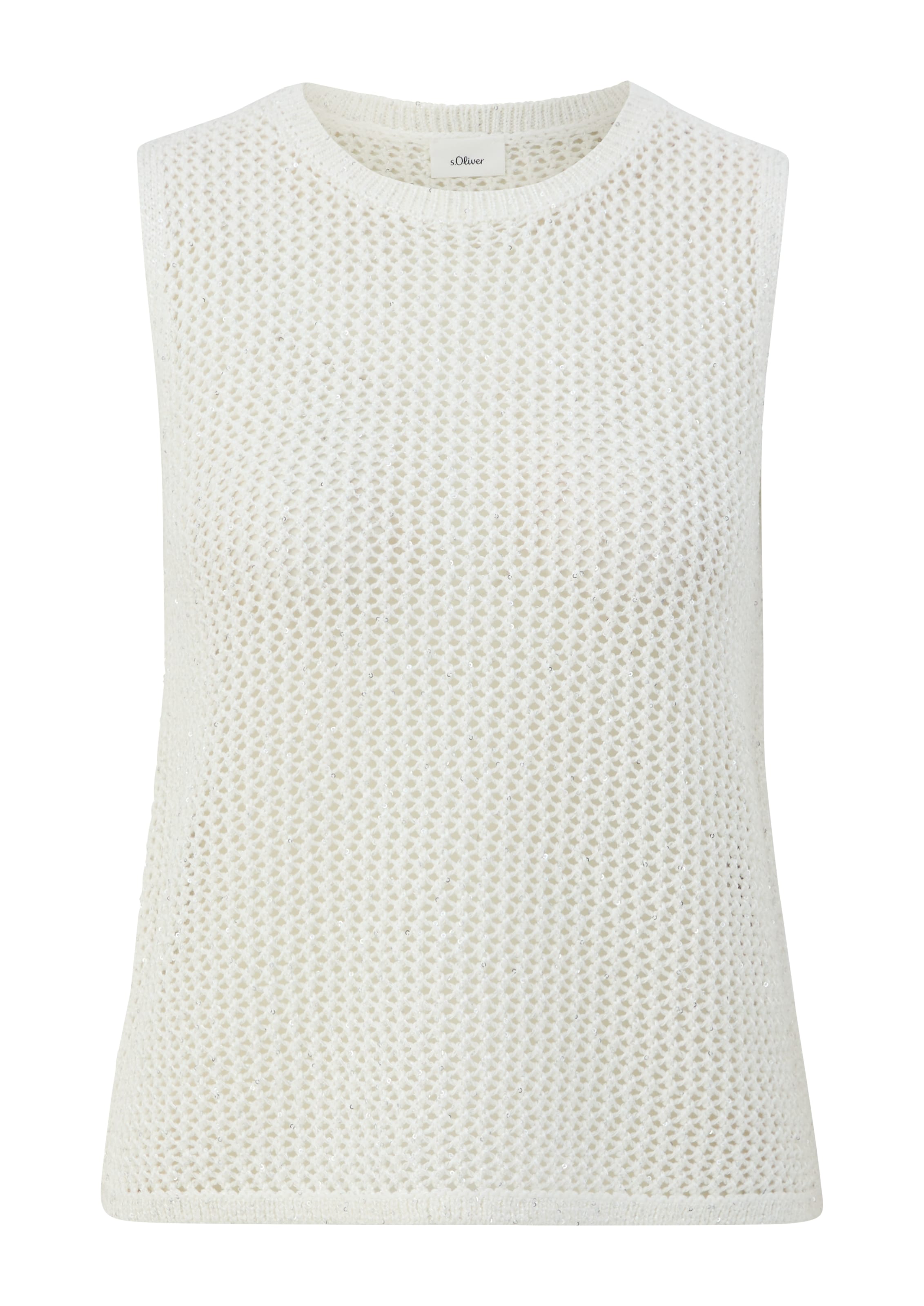 Pull-over s.Oliver BLACK LABEL en beige : devant