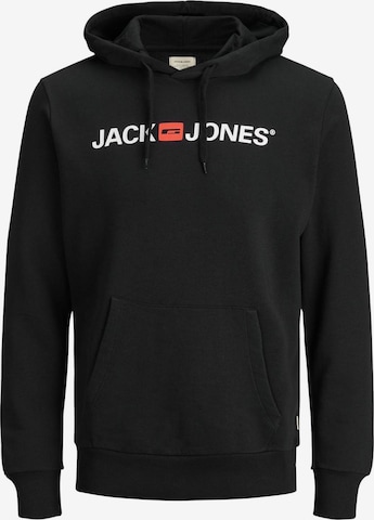 JACK & JONES Sweatshirt 'Corp' in Black: front