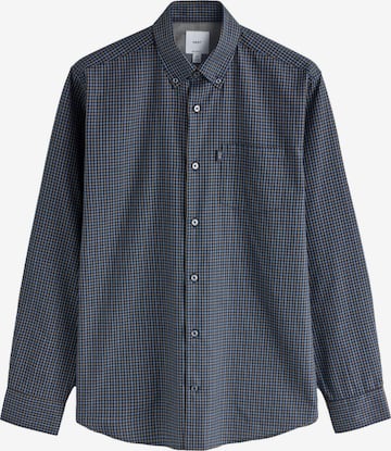 Next - Camisa 'Easy Iron' en azul: frente