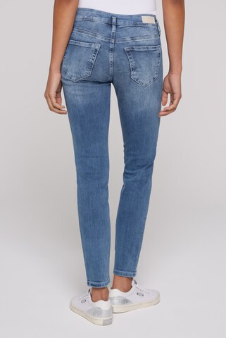 Soccx Slim fit Jeans in Blue: front