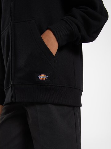 DICKIES - Sudadera con cremallera en negro