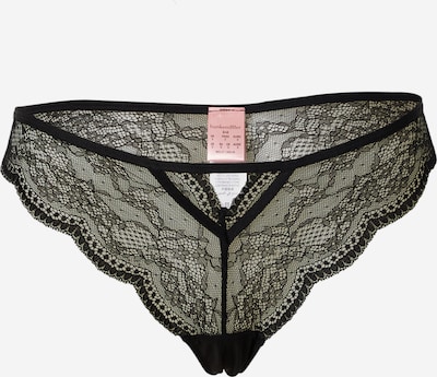 Hunkemöller String 'Isabelle' en noir, Vue avec produit