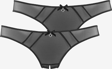 LASCANATanga gaćice - crna boja: prednji dio