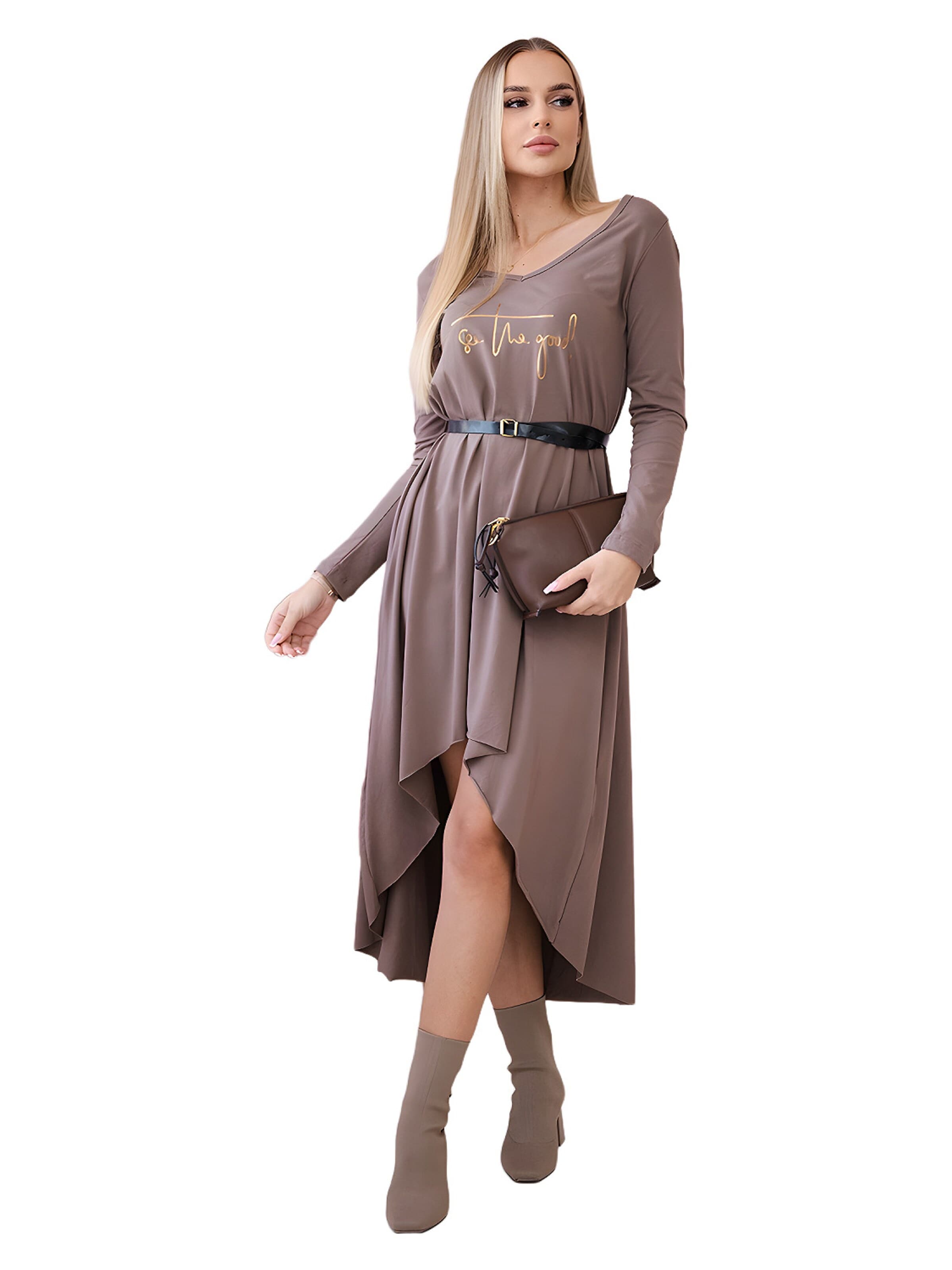 Lumera Kleid‌‌‌‌‌‌‌‌ in Braun: Vorderseite