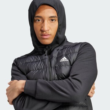 ADIDAS SPORTSWEAR Sports jacket 'Essentials' in Black