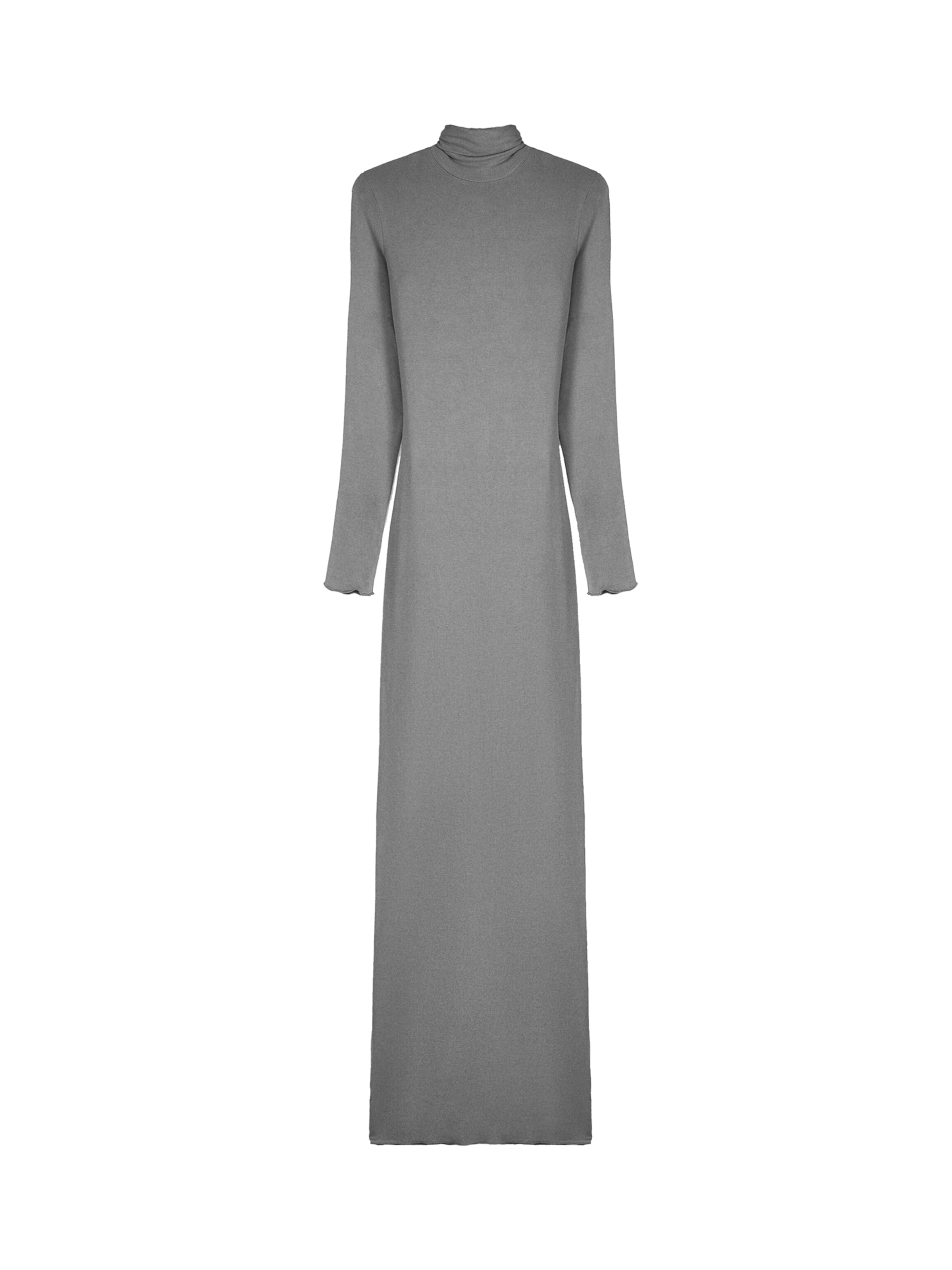 BershkaHaljina - siva boja: prednji dio