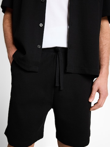 TOM TAILOR DENIM - regular Pantalón en negro