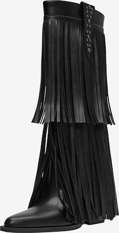 Pull&BearČizme - crna boja: prednji dio