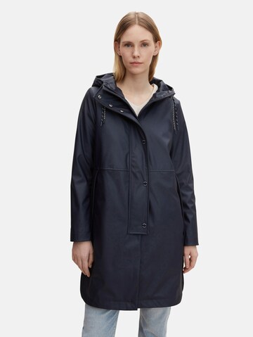 TOM TAILOR Raincoat in Blue: front