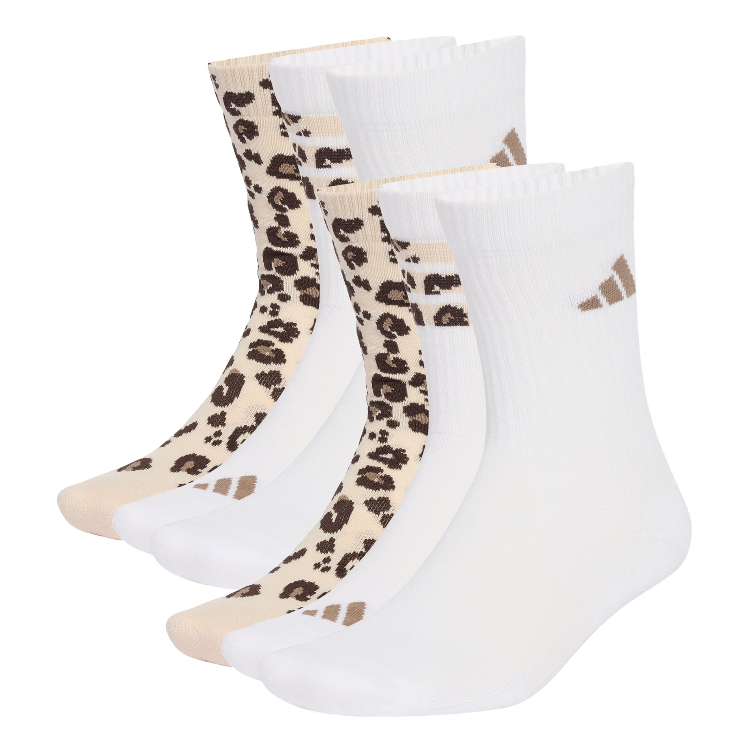 ADIDAS PERFORMANCE Athletic Socks in Beige: front
