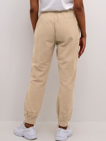Kaffe Tapered Byxa 'KAnaya' i beige