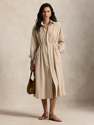 smėlio Polo Ralph Lauren Palaidinės tipo suknelė: priekis