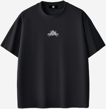 Rëuthic - Camiseta 'Camiseta Oversized Fitness Zeus (T-Shirt) – Rëuthic' en negro: frente