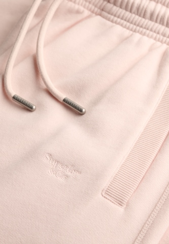 Superdry & Co Zúžený strih Nohavice 'Signature' - Ružová